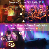 Lámpara Proyector LED de Olas 3D